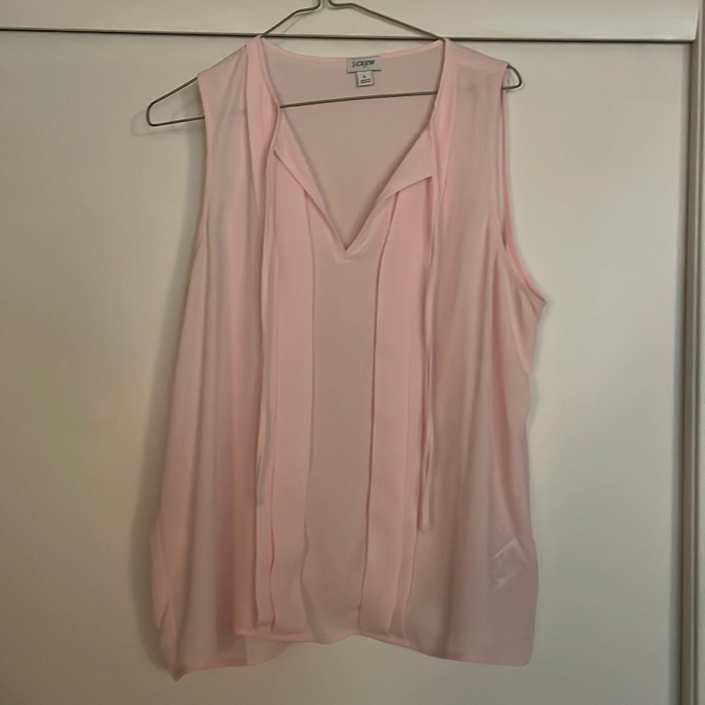 NWOT Jcrew pink layering blouse